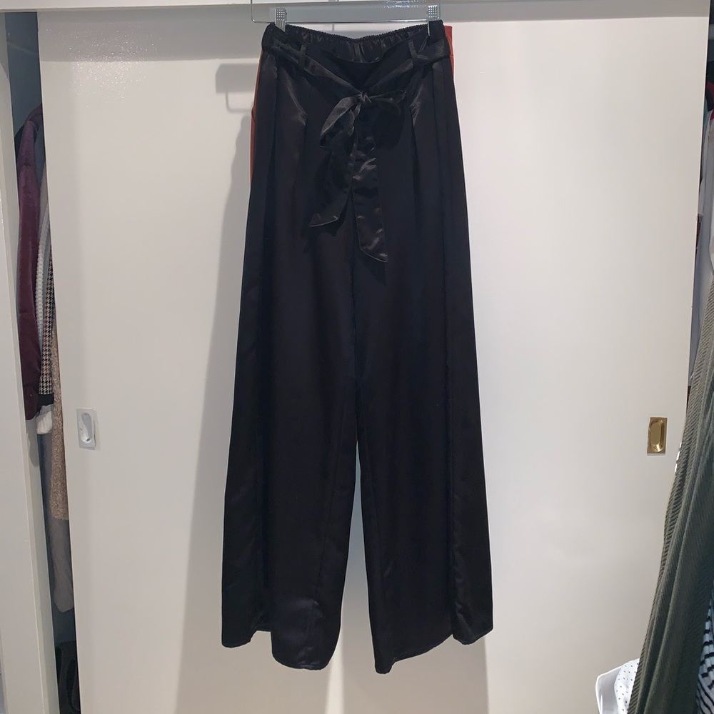 Jack by BB Dakota Wide Leg Satin Pant